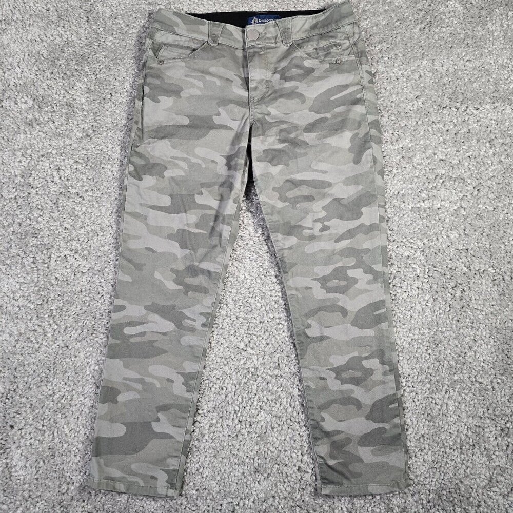 Democracy Women Camo Ab Technology Skinny Ankle Pants Green Size 8 Modern Casual
